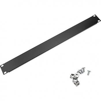 RackMatic - Panel Ciego de 1U para Armario Rack 19 Tapa Negra