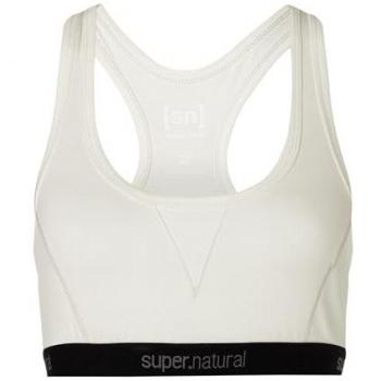 Super.Natural Tundra 220 Simple Merino Sports Bra White Women's L