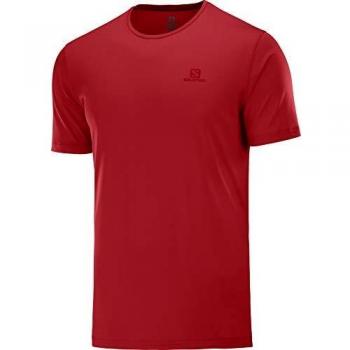 SALOMON Agile Training tee M Camiseta de Manga Corta, Hombre, Rojo