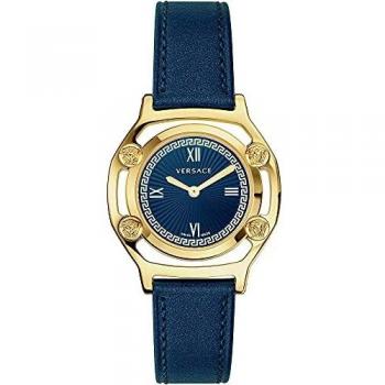 Versace Medusa Frame Ladies Watch - Trendy Style, Yellow, Size: ONE SIZE