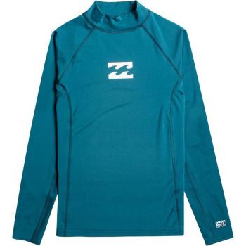 Camiseta de Surf para Niños Billabong Waves All Day de Manga Larga en Color Marino