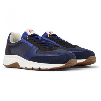 CAMPER Drift Sneakers for Men - Blue, Size 46, Cotton Fabric