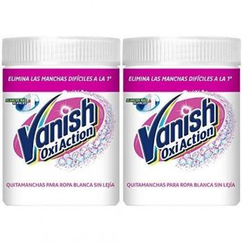 Vanish Oxi Action - Quitamanchas y Blanqueador para Ropa Blanca, en Polvo, Sin Lejía - 900 g