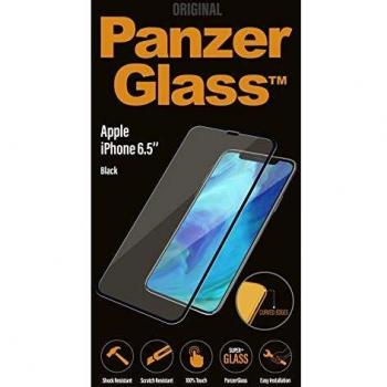 PanzerGlass Screen Protector with Curved Edges for Apple iPhone XS Max - Black