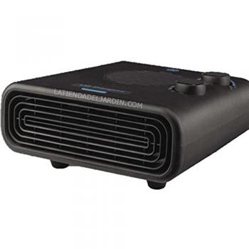 Calefactor Horizontal Orbegozo 1100W-2200W con Ventilador, Termostato Regulable y Calor Instantáneo - Color Negro