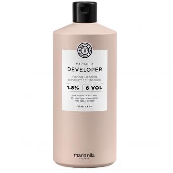 Loción oxidante para cabello Maria Nila, desarrollador 1.8%, 6 vol, 750 ml