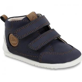 Botines de Niño Mayoral 42417 Marino Azul con cierre de velcro, material sintético, suela antideslizante y diseño moderno