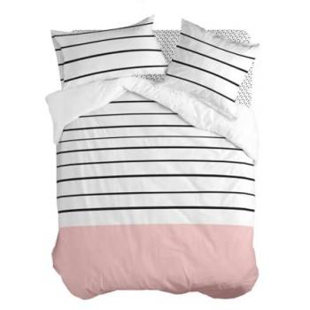 Funda Nórdica Multicolor HappyFriday Blanc Blush 140 x 200 cm