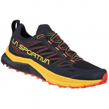 Zapatillas de trail running La Sportiva Jackal para hombre en color negro y amarillo, talla 44.5