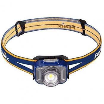 fenix Frontal HL40R con Zoom 600 lúmenes y batería Recargable, Unisex-Adult, Blue, Small