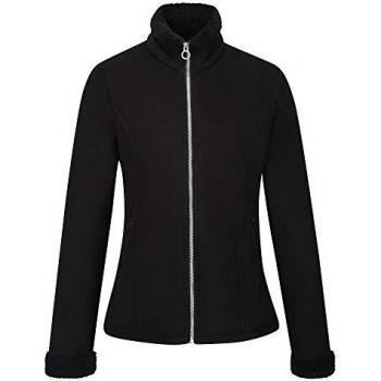 Chaqueta de Forro Polar para Mujer Regatta Brandall con Cremallera Completa y Peso Pesado - Negra - Talla 14