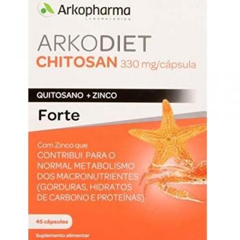 Arkopharma - 45 cápsulas chitosan forte para controlar el peso arkodiet