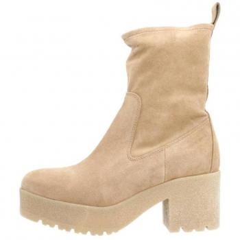 Botines de Mujer Unisa Modelo Kripto Bs Marrón Claro