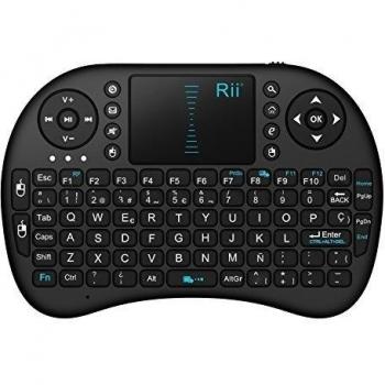 Rii Mini i8 - Teclado ergonómico con touchpad