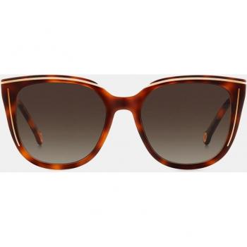 Carolina Herrera Women's Square Havana Acetate Sunglasses HER 0144/S