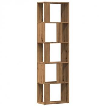 Estantería de madera de ingeniería roble artisan 45x24x159 cm