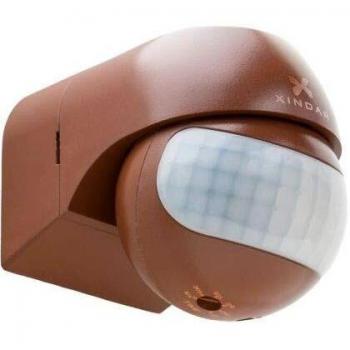 DETECTOR DE MOVIMIENTO PARED PIR 180õ CHOCOLATE