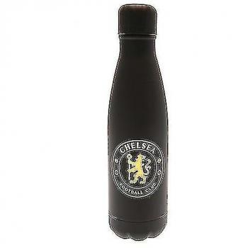 Frasco térmico Chelsea FC Negro/oro One Size - Petaca térmica del Chelsea FC