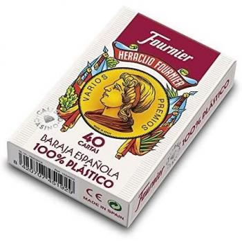 Fournier- BARAJA ESPAÑOLA 2100 100% PLASTICO DE 40 Cartas
