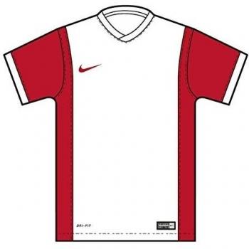 NIKE Short Sleeve Top YTH Park Derby Jersey Camiseta, Niños, Blanco/Rojo