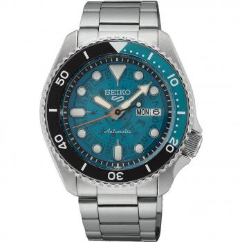 Seiko 5 Sports Street Automatic SRPJ45K1 Skeleton Dial Men's Watch