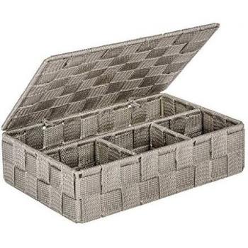 Wenko Organizador Pequeña, Polipropileno, Marrón, 26 x 17 x 7.5 cm