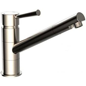 Grifo mezclador SCHÜTTE CORNWALL aspecto de acero inoxidable