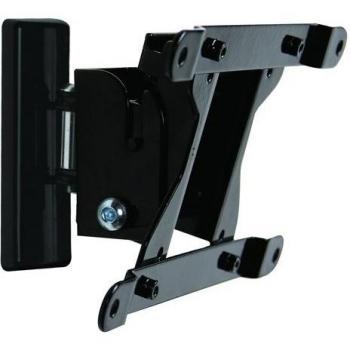 B-Tech - Pantalla B-Tech BT7524 plana Soporte de pared con inclinación y giro en Piano Negro