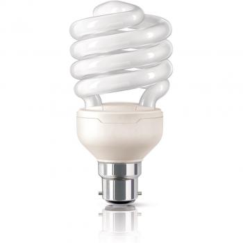 Philips 929689321504 Tornado T2 23 W B22d WW 1BL - Bombilla de bajo consumo