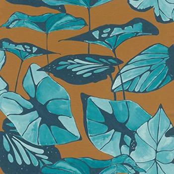 Papel Pintado No Tejido Botanico Azul 0.53 x 10.05 m - Rasch Amazing 539660