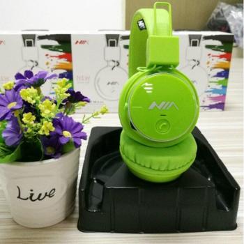 Auriculares Estéreo Plegables Bluetooth NIA Q8 con Micrófono, Soporte para Tarjeta TF y Radio FM
