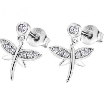 Pendientes Libélula Time Road WS00640 Plata Mujer