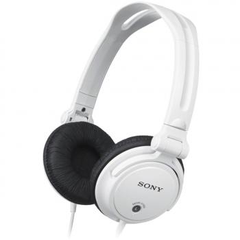 Sony MDR-V150W - Auriculares de Diadema Cerrados, Blanco, Talla Única