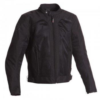 Bering Moto Chaquetas Wave, color negro, tamaño L