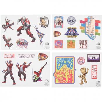 Stickers Guardianes de la Galaxia Paladone - Set de vinilos para gadgets con personajes de Guardianes de la Galaxia, incluye múltiples diseños, fácil aplicación y remoción, ideal para personalizar dispositivos electrónicos