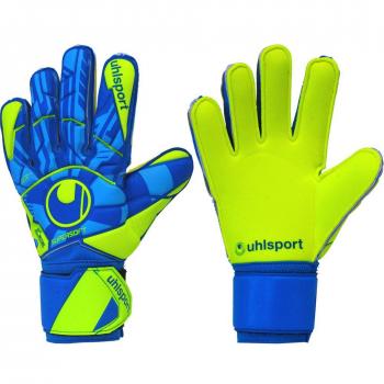 uhlsport Control Supersoft Guantes de Portero, Juventud Unisex, Radar Blue/Fluo Yellow/Black, 7
