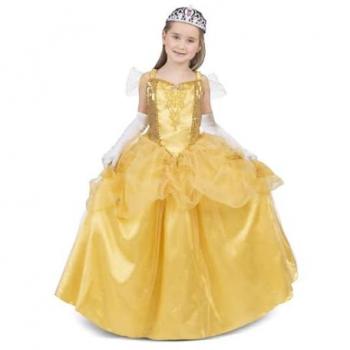 Disfraz Princesa Rosa Encantada 5-6 Años (Vestido, guantes, enaguas y tiara)