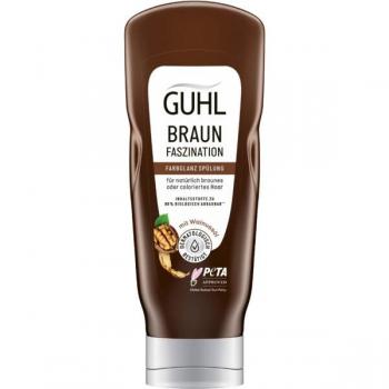 Acondicionador Guhl Fascination Colour Shine para cabello castaño natural o teñido, 200 ml