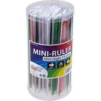 Mini Ruler 15 Cm - Bote con 40 Unidades