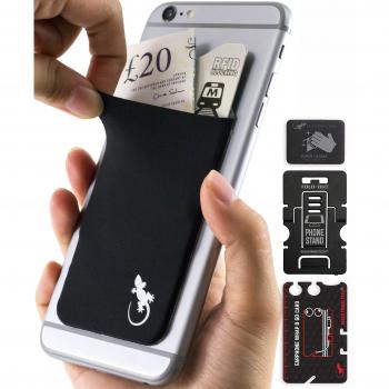 El Monedero Adhesivo Gecko para teléfonos celulares, Diseño Ultra Slim
