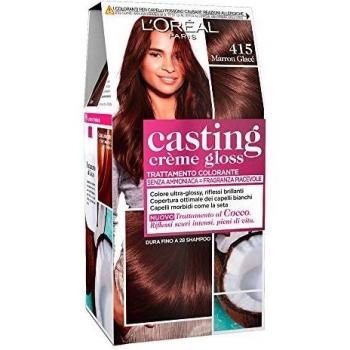 Tinta para el cabello en crema Casting Crème Gloss Sin Amoniaco 415 Marrón Glacé