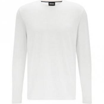 Camiseta Mix&Match blanco BOSS para hombre con cuello redondo