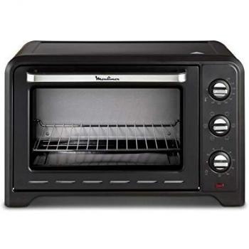 Horno Eléctrico Moulinex Optimo 39L - Convección, 6 Modos de Cocción, Accesorio para Pizza, Temperatura hasta 240°C, Temporizador de 120 Minutos