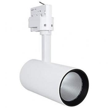 Foco LED de Carril TRACKLIGHT SPOT D75 25W 1750lm 3000K Blanco - Mejor Reproducción de Color