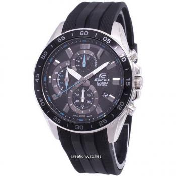 Casio Edifice Black Quartz Chronograph Watch for Men EFV-550P-1AV