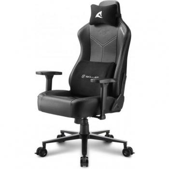 Sharkoon Skiller SGS30 Silla Gaming Negro/Blanco Reclinable 165° Acolchado Tapizado