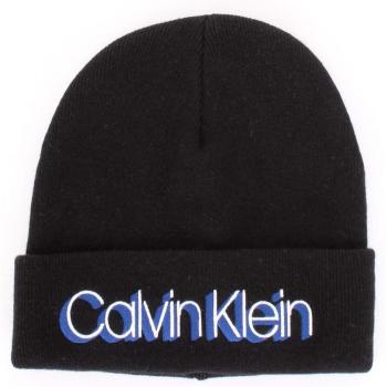 Calvin Klein Drop Shadow Beanie Gorro de Punto, Negro