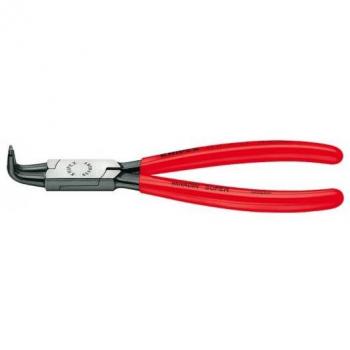 Knipex 44 21 J21 Alicate para Arandelas de Seguridad Interiores, Punta Curva, Mangos con Funda Plástica, Longitud 170 mm, Diámetro de Punta 19-