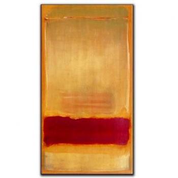 Panel Decorativo Abstracto ROTHKO - Sin Título 1949, Listo para Colgar, 43x79 cm