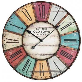 TFA Dostmann 60.3021 - Reloj de Pared, Color Multicolor